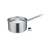 CACEROLA ALTA CON MANGO 4 LTS 20X12 CON TAPA ACERO INOX RINOX