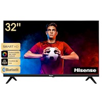 Televisor de 32" Smart TV HD Hisense 32A4H