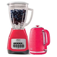 LICUADORA 1,5 LTS OSTER BLSTKAG-MPB + HERVIDOR BVSTKT4177M