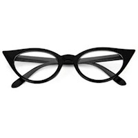 Montura de Lentes De Cat Eye Small - Negro mate
