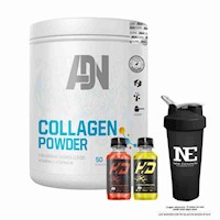 ADN NUTRITION COLLAGEN POWDER 500 GR. FRUIT PUNCH + SHAKER