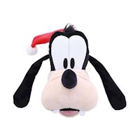 Peluche cabeza Goofy con Gorro 15 cm - Cromus Navidad