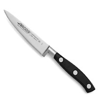 CUCHILLO PELADOR FORJADO 10 CM RIVIERA NEGRO