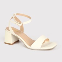 STHEF - Sandalias de tacon Calzado de Vestir 7795 BLANCO