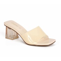 STHEF - Sandalias de Vestir Acrilico / transparente 7809 BEIGE