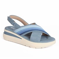 STHEF - Sandalias con correa Casual 7792 AZUL