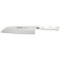 CUCHILLO SANTOKU FORJADO 18 CM RIVIERA BLANCO