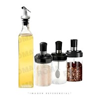 SET DE DISPENSADOR DE ACEITE Y CONDIMENTOS