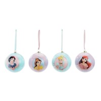 Esferas de Princesas Disney 8 cm por 4 und Cromus Navidad