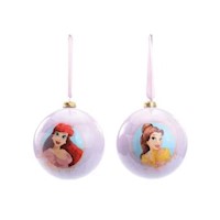 Esferas de Princesas Disney 10 cm por 2 und Cromus Navidad