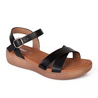 STHEF - sandalia casual 7999 NEGRO