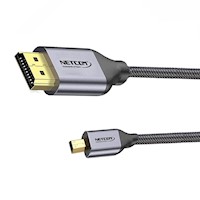 Cable Micro Hdmi a Hdmi 10 Metros NETCOM 2.0 4K 60 Hz ULTRA HD eARC