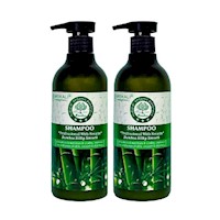 Pack de 2 Shampoo de Bambo Wokaly de 550 ml