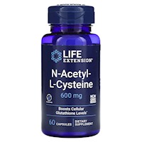 Life Extension N-acetil-l-cisteína 600 Mg 60 Capsulas