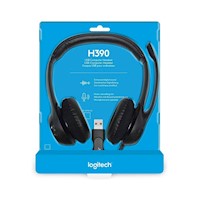 AUDÍFONOS CON MICRÓFONO USB H390 PARA COMPUTADORA 981-000014