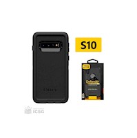 CASE OTTERBOX ANTICAIDAS NEGRO PARA SAMSUNG S10