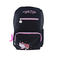 Mochila Hello Kitty Negra Scool Play