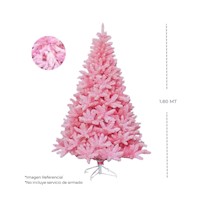 Árbol de Navidad Rosado 1.80 MT