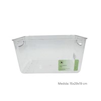 Organizador Acrílico Transparente para Refrigerador 15x29x19 cm