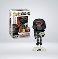 FUNKO POP STAR WARS - MANDALORIAN - DARK TROOPER WCHILD