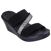 Sandalias Skechers Rumble On 119611-BBK Mujer