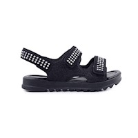 BIBI Sandalias Flat Form Negro