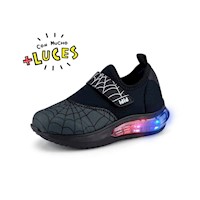 Zapatilla de Luces Space Wave Gris para Niño - Bibi - 1199069