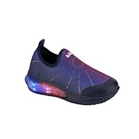 Zapatilla de Luces Space Wave 3.0 Azul para Niño - Bibi - 1199104