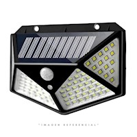 LÁMPARA SOLAR LED CON SENSOR DE MOVIMIENTO AUTOENCENDIDO