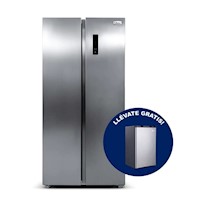 REFRIGERADORA NO FROST LIBERO LSBS-467NFI SBS 430 L + FRIGOBAR LIBERO LFB-101S 92 LTS STYLE INOX