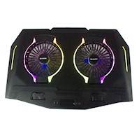 Cooler Cybercool HA-N10 para laptops de 9″ hasta 17″ Luces RGB