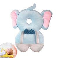 Protector anti caida elefante celeste para bebe