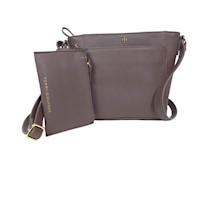 Crossbody o Cartera con Tarjetero Tommy Hilfiger - Marron oscuro