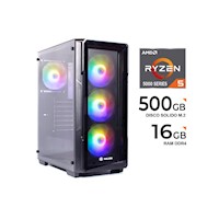 PC RYZEN 5 5600GT, 4.6GHZ, 6 NÚCLEOS / 16GB RAM (DDR4-3200MHZ) / 500GB SSD M.2