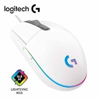 Mouse Logitech G203 LIGHTSYNC Blanco