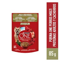 Purina One Multiproteínas Perro Sobre Carne 15 unidades 85g