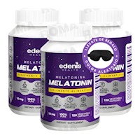 PACK 3 MELATONINA CÁPSULAS EDENIS HEALTH