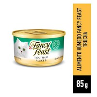 Alimento Húmedo para Gatos FANCY FEAST Copos de Trucha en Lata de x6 und 85 gr