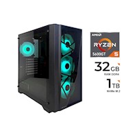 PC Gamer Ryzen 5 5600GT, B550M, 32GB RAM, SSD 1TB