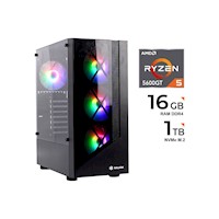 PC Gamer Ryzen 5 5600GT, A520M, 16GB RAM, SSD 1TB