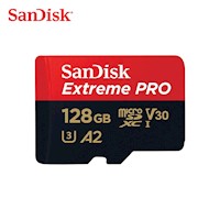 Memoria MICRO SD SANDISK EXTREME PRO 128GB de 200mb/s
