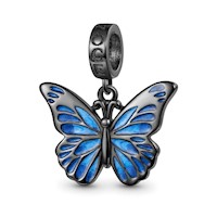 Gnoce Colgante Colgante Mariposa Azul