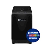 LAVADORA ELECTROLUX EWIJ21F2XSYB CARGA SUPERIOR 21KG INVERTER NEGRA + PARLANTE MIC-S200 DE REGALO