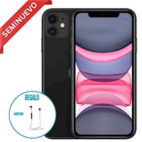 IPHONE 11 de 128 GB Negro Reacondicionado + Regalo