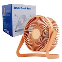 Ventilador de Escritorio Silencioso 24CM YR-S802 - Naranja