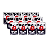Leche Reconstituida GLORIA Entera Lata 390g - x 12u