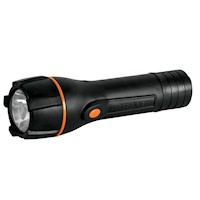 Linterna Plástica 2D Color Negro Truper 13019