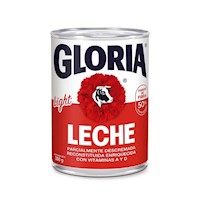 Leche Evaporada Gloria Light Reconstituida Lata 390 g