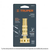 Pitón De Riego de Latón Máquina para Manguera Truper 13136