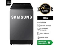 LAVADORA SAMSUNG ECOBUBBLE 13 KG WA13CG5441BDPE GRIS